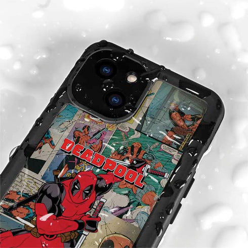 Marvel Deadpool Deadpool Collage iPhone 15 Waterproof Case